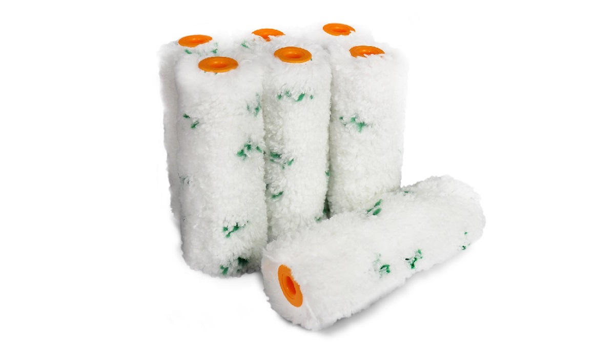 Fotografie malířských válečků se sadami.